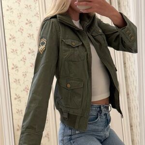 NWT Top Gun Jacket - Women's Olive Green Military Jacket